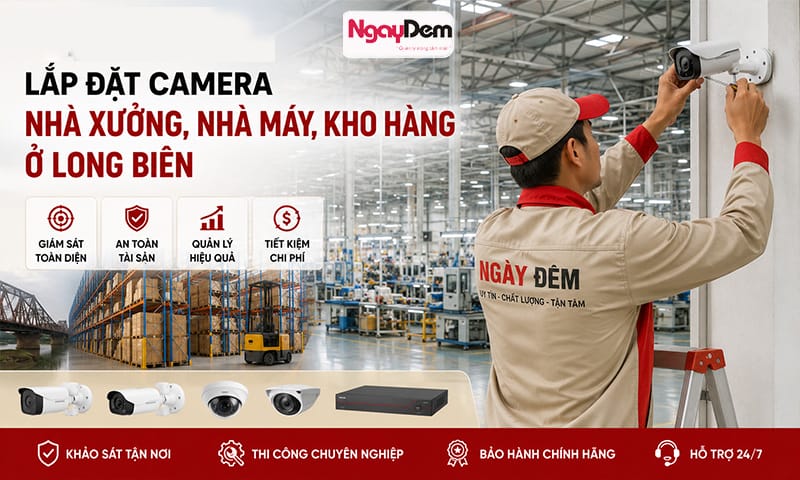 lắp đặt camera tại Long Biên