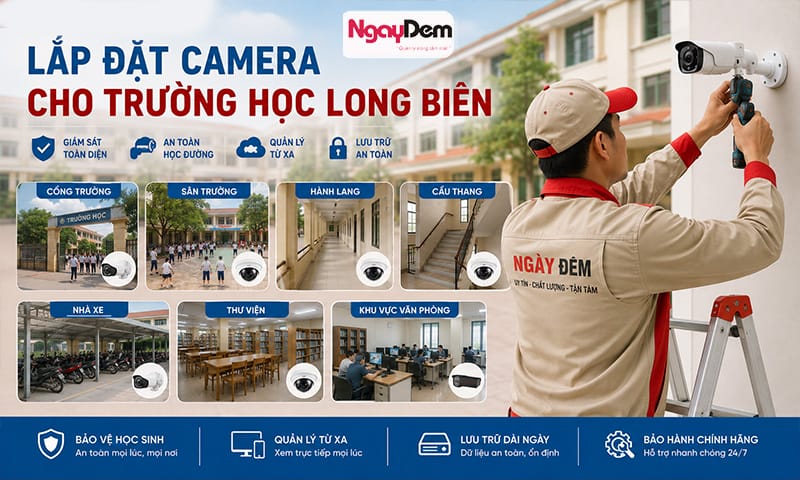 lắp đặt camera tại Long Biên