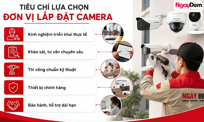 lắp đặt camera tại Long Biên
