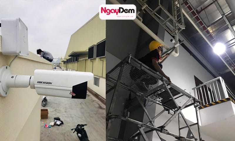Dịch vụ lắp đặt camera nhà xưởng, nhà máy, KCN uy tín, quản lý dễ dàng qua màn hình lắp đặt camera tại tây hồ