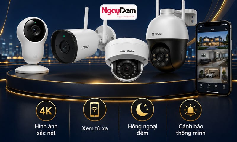 Các hãng camera được lắp đặt nhiều nhất tại khu vực Tây Hồ lắp đặt camera tại tây hồ