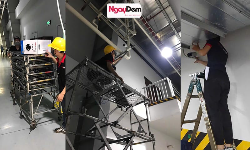 Kiểm soát kho hàng, công nhân dễ dàng khi lắp camera TP Link lắp đặt camera TP Link