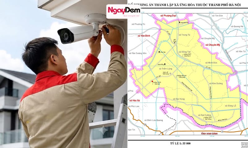 lắp đặt camera Ứng Hòa