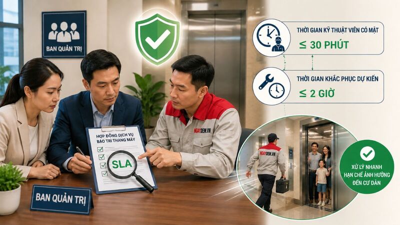 Cam kết thời gian xử lý sự cố (SLA)