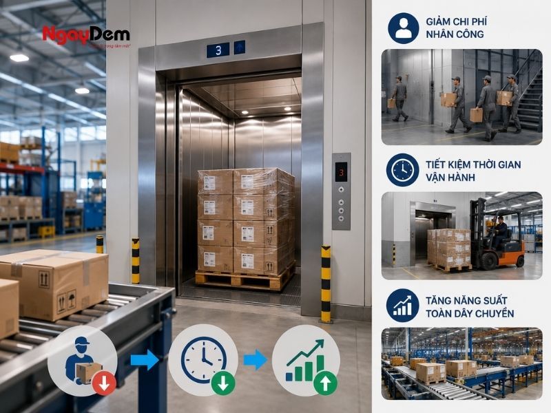 Giảm chi phí nhân công và thời gian vận hành