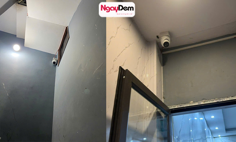 thi công lắp đặt camera giám sát cho gia đình tại Hà Đông