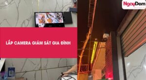 Thi công lắp đặt camera giám sát gia đình tại Hà Đông