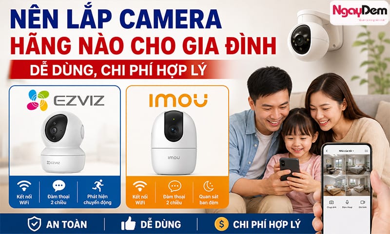 Nên lắp camera hãng nào