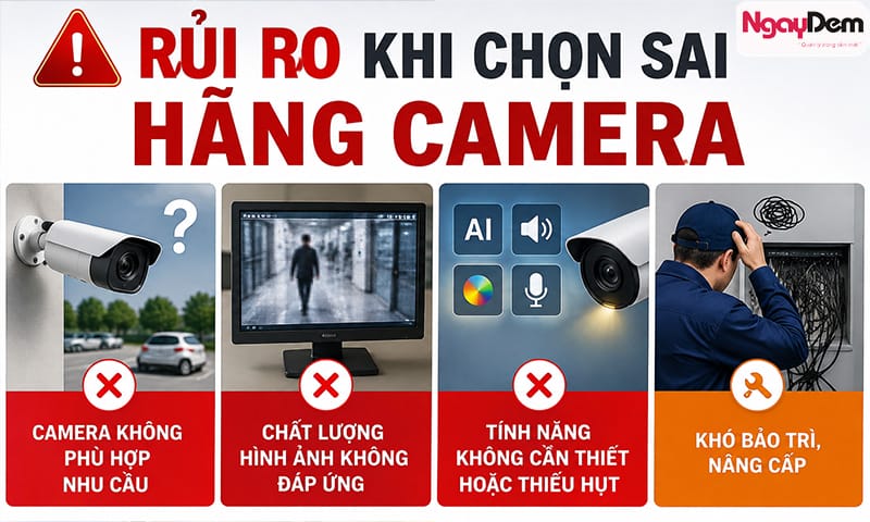 Nên lắp camera hãng nào