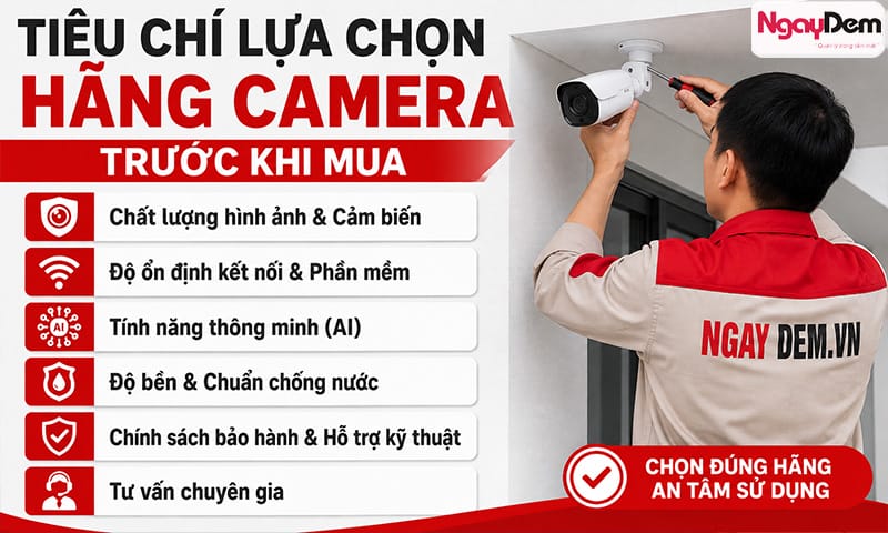 Nên lắp camera hãng nào
