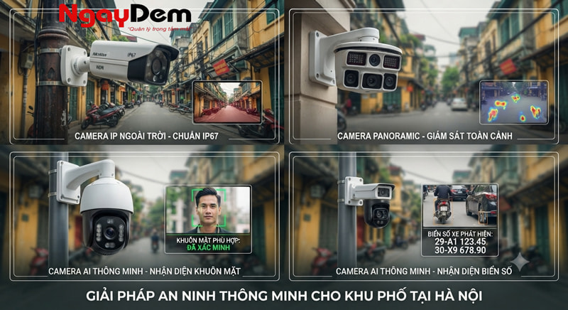Tư vấn giải pháp lắp camera giám sát khu phố tại Hà Nội