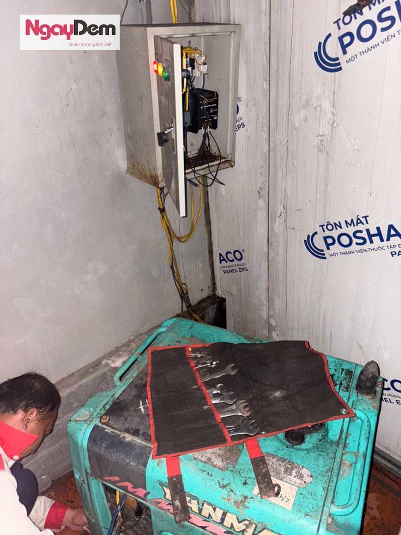Dự án bảo trì máy phát điện Diesel cho Công ty Happy Sky