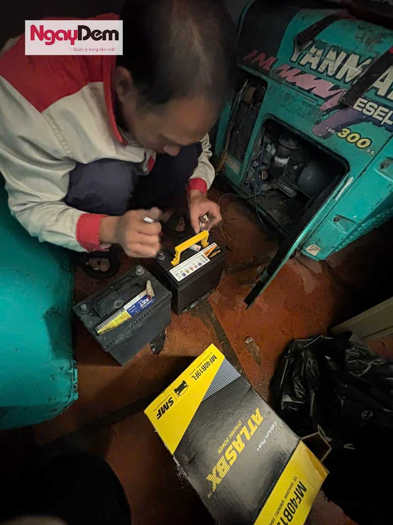 Dự án bảo trì máy phát điện Diesel cho Công ty Happy Sky