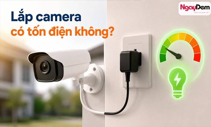 Lắp camera không tốn quá nhiều chi phí Lắp camera có tốn điện không