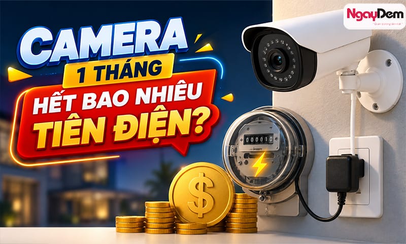 Lắp camera có tốn điện không? Chi phí khoảng bao nhiêu 1 tháng Lắp camera có tốn điện không