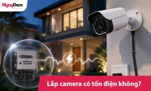 Lắp camera có tốn điện không