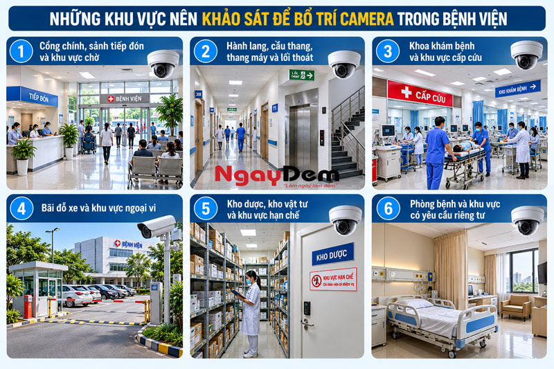 Tư vấn lắp đặt camera bệnh viện: Giải pháp an ninh toàn diện Tư vấn lắp đặt camera bệnh viện: Giải pháp an ninh toàn diện