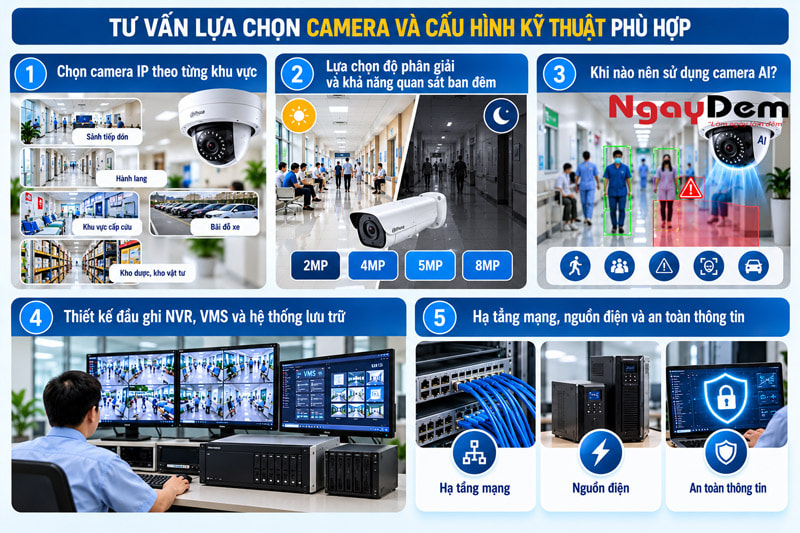 Tư vấn lắp đặt camera bệnh viện: Giải pháp an ninh toàn diện Tư vấn lắp đặt camera bệnh viện: Giải pháp an ninh toàn diện