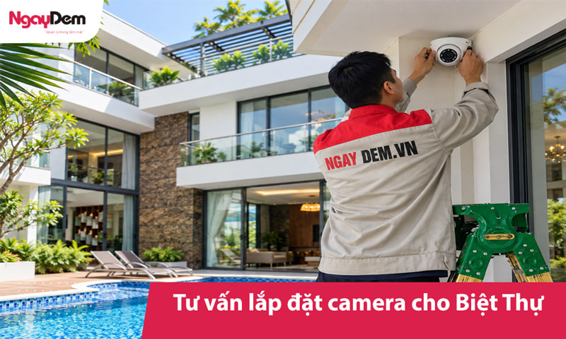 Tư vấn lắp đặt camera cho Biệt Thự giá ưu đãi trọn gói Tư vấn lắp đặt camera cho Biệt Thự giá ưu đãi trọn gói