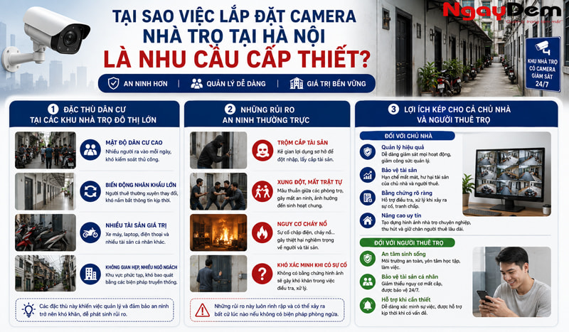 Lắp đặt camera nhà trọ 