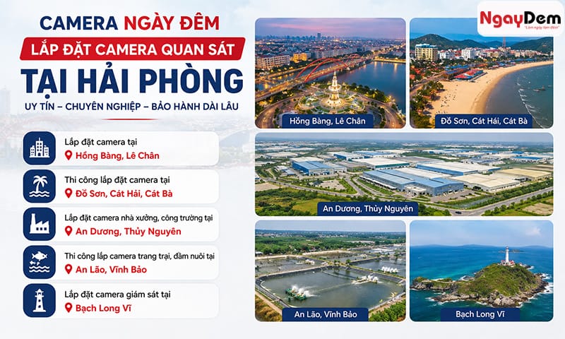 Lắp đặt camera quan sát tại Hải Phòng