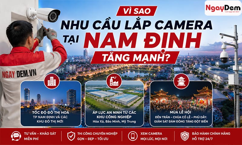 Lắp đặt camera tại Nam Định