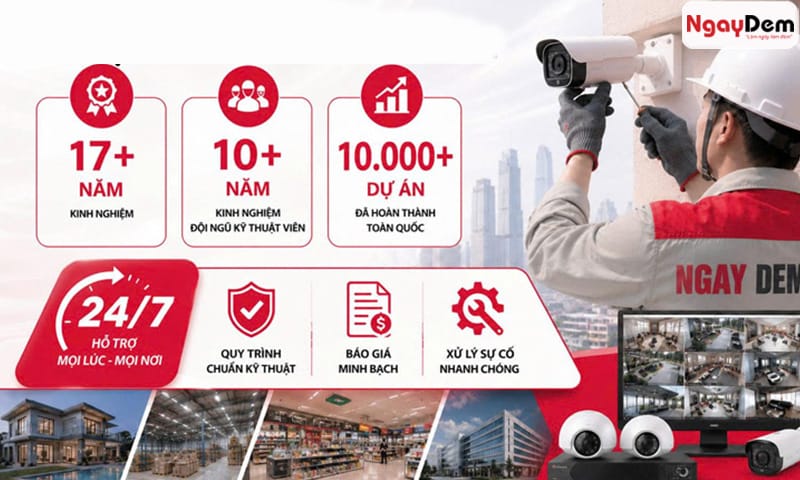 Camera Ngày Đêm - dịch vụ lắp đặt camera tại Nghệ An uy tín - khách hàng luôn hài lòng về chất lượng lắp đặt camera tại Nghệ An