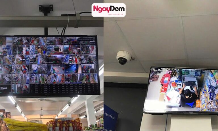 Thi công camera khu vực thu ngân cho cửa hàng, siêu thị lắp đặt camera tại Nghệ An