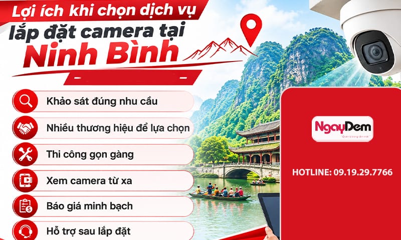 lắp đặt camera tại ninh bình