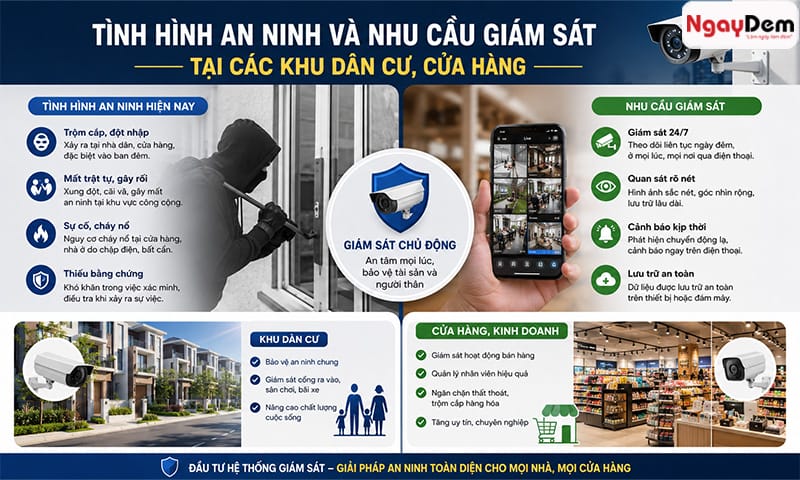 An ninh khu vực Thái Bình hiện nay lắp đặt camera thái bình