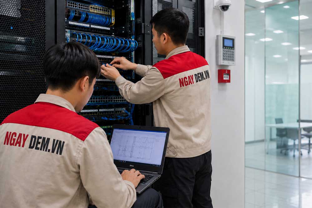 Liên hệ thi công điện nhẹ - cơ điện ngày đêm