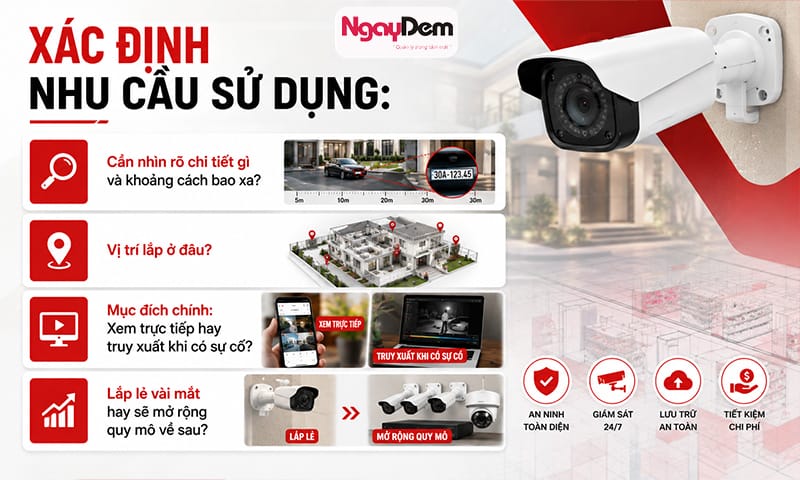 Nên lắp camera giám sát loại nào