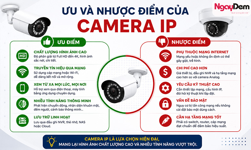 nên lắp camera ip hay analog