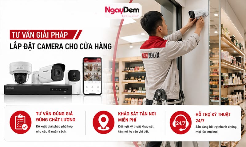 nên lắp camera nào cho cửa hàng