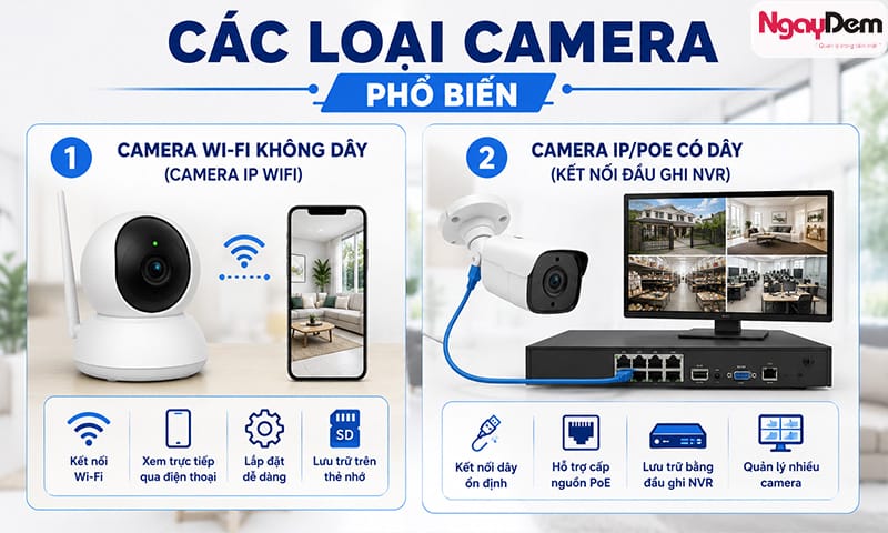 Camera trong nhà được sử dụng hiện nay Nên lắp camera trong nhà loại nào