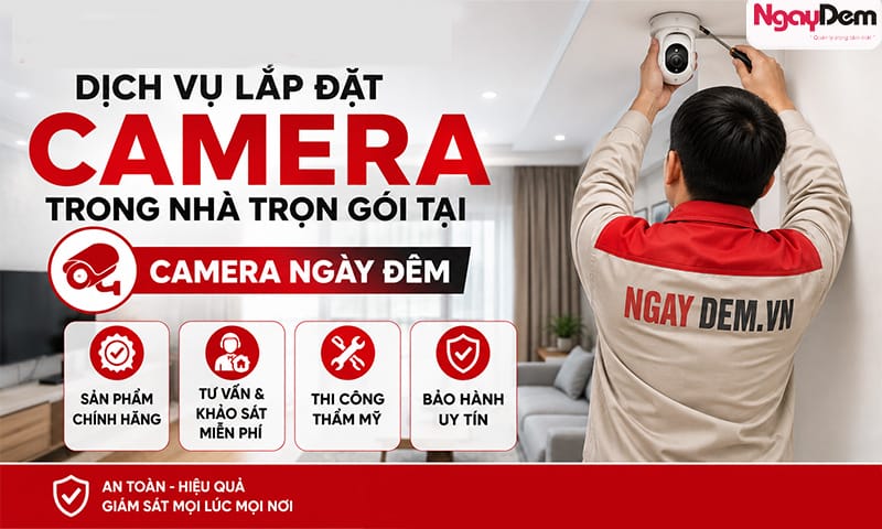 Chọn Camera Ngày Đêm lựa chọn đơn vị uy tín, thi công chuyên nghiệp trọn gói Nên lắp camera trong nhà loại nào
