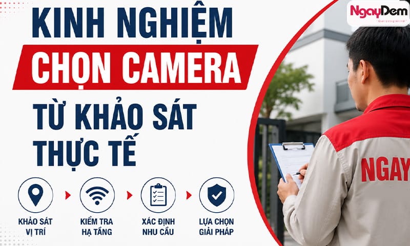 Kinh nghiệm "Vàng" không thể bỏ qua khi đang phân vân lựa chọn loại camera nên lắp camera wifi hay mạng dây