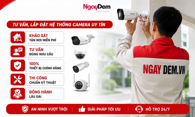 Đến với Camera Ngày Đêm hài lòng về giải pháp và chi phí thi công camera Nên lắp đặt camera loại nào
