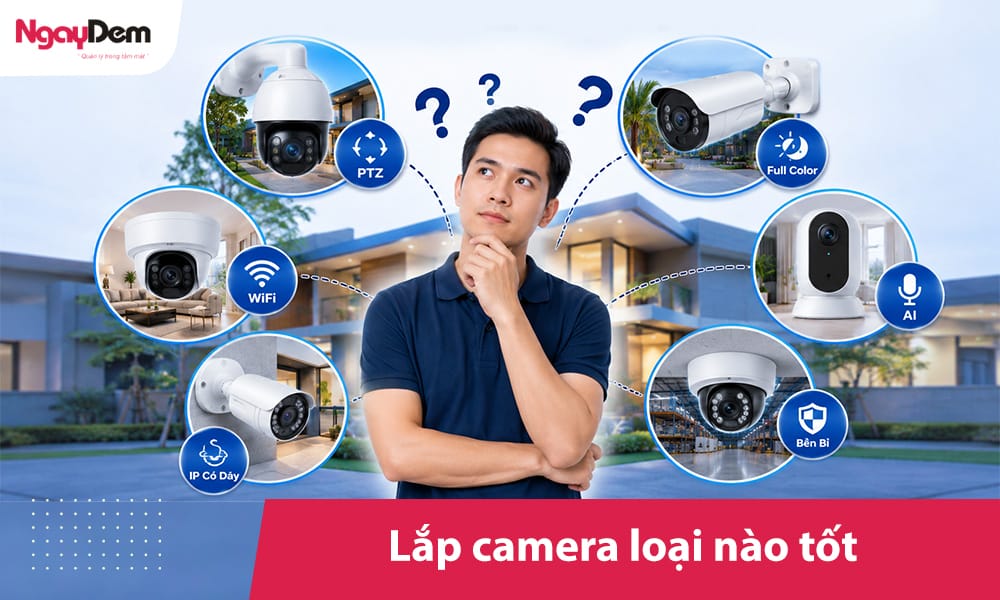 Nên lắp đặt camera loại nào? Top 8 loại camera đáng mua Nên lắp đặt camera loại nào? Top 8 loại camera đáng mua