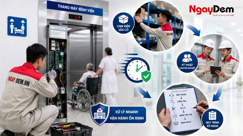 Thang máy bệnh viện là gì?