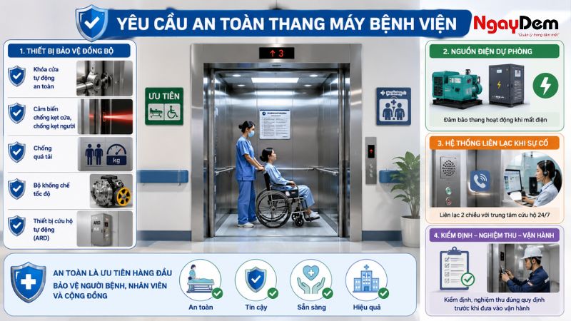 Thang máy bệnh viện là gì?