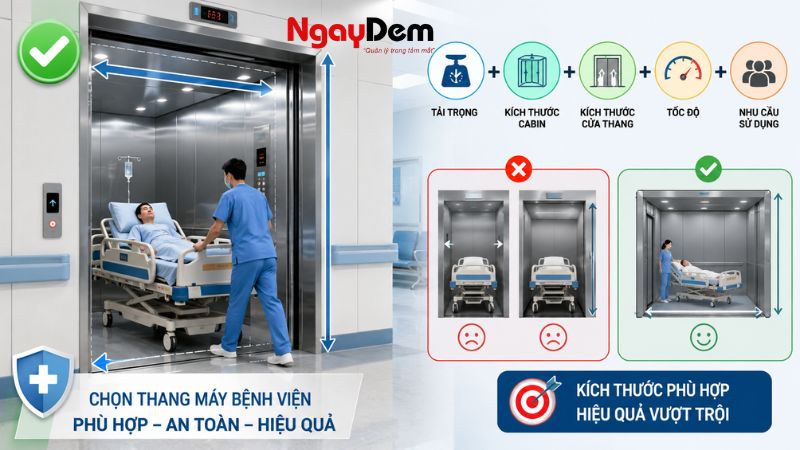 Thang máy bệnh viện là gì?