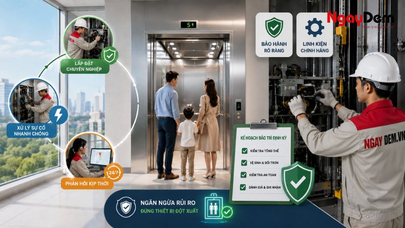 thang máy khách sạn