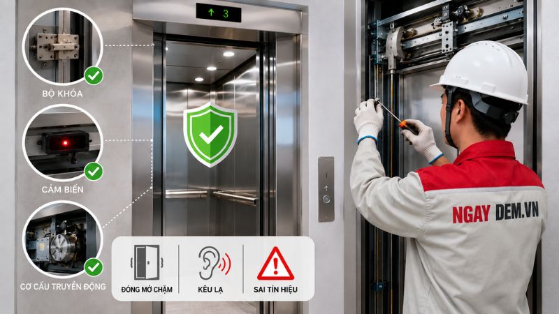 Thang máy Mitsubishi - Tổng quan thương hiệu & Lưu ý bảo trì định kỳ đúng chuẩn