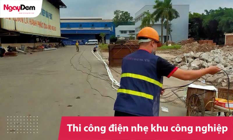 Thi công điện nhẹ khu công nghiệp đồng bộ, giá tốt [Báo giá nhanh]