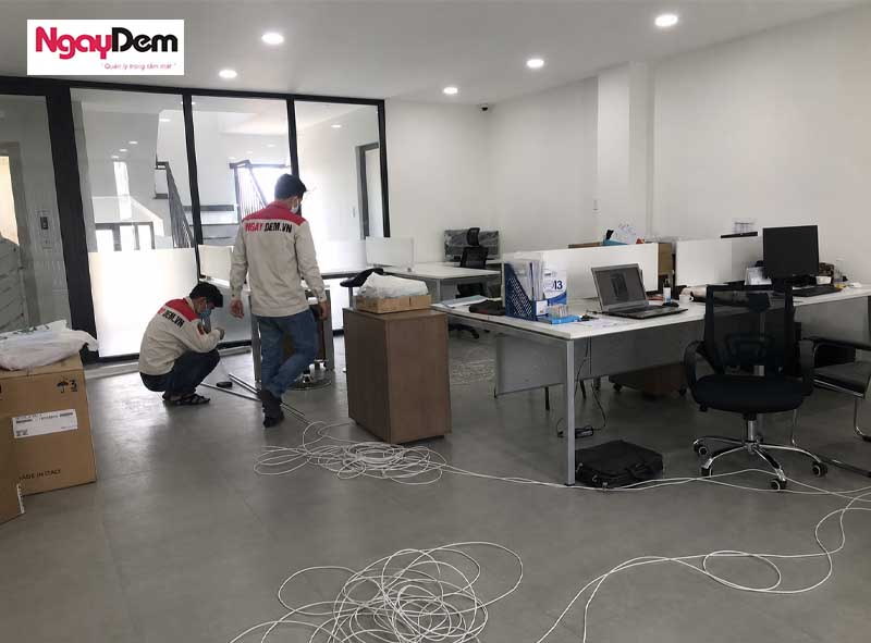 Thi công điện nhẹ văn phòng - Giải pháp ELV toà nhà văn phòng