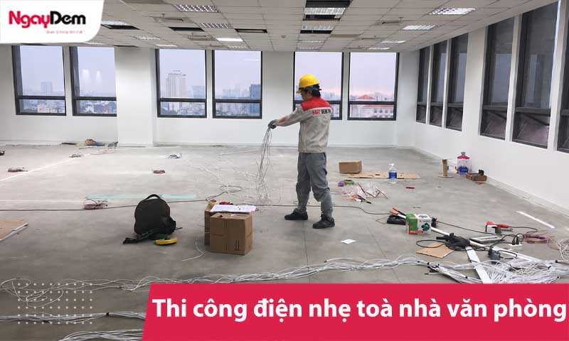 Thi công điện nhẹ văn phòng - Giải pháp ELV toà nhà văn phòng