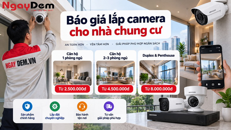 Lắp Camera Cho Căn Hộ Chung Cư Lắp Camera Cho Căn Hộ Chung Cư