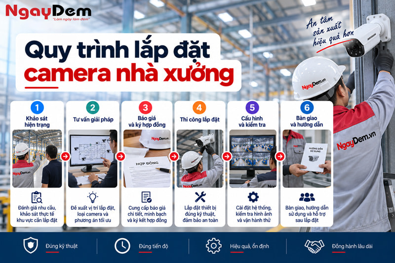 Tư Vấn Lắp Đặt Camera Cho Nhà Xưởng