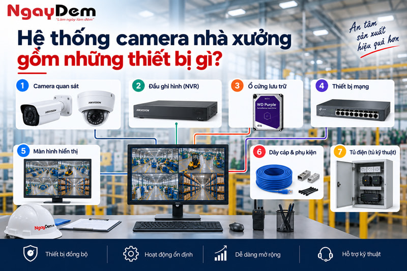 Tư Vấn Lắp Đặt Camera Cho Nhà Xưởng